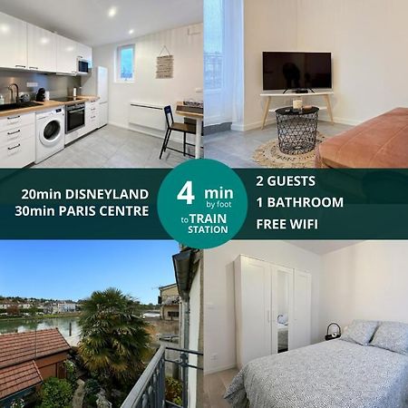 Le Cosy Lagny - Appartement Cosy Avec Balcon Vue Sur Marne Exteriér fotografie